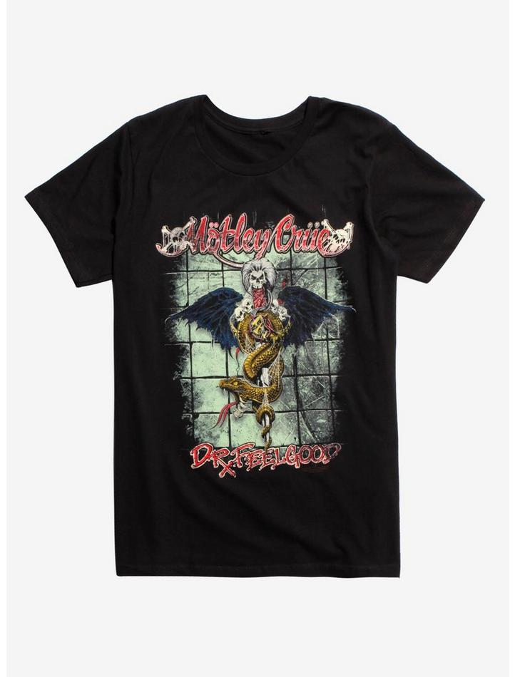 Motley Crue Dr. Feelgood Premium Tee, Classic Style T-Shirt