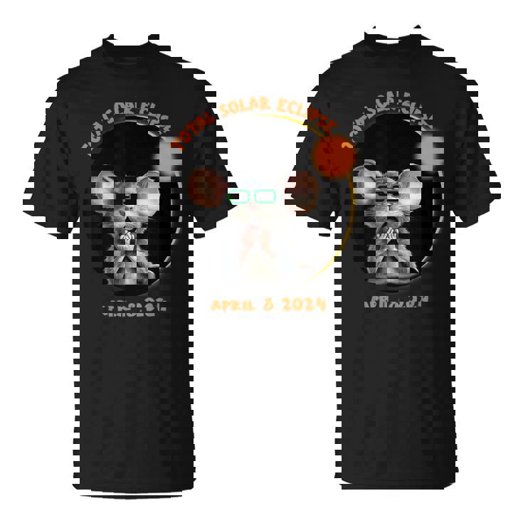 Mouse Watching Total Solar Eclipse 2024 Shirt, Total Solar Shirt, Premium Shirt, Total 2024 Shirt
