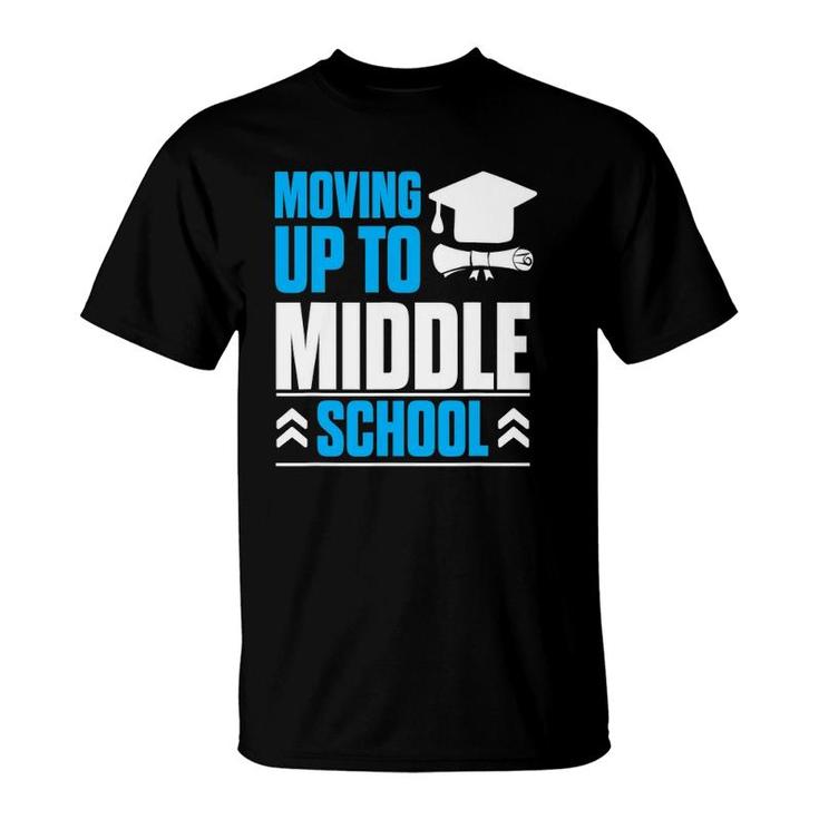 Moving Up To Middle School Elementary School Graduation T-Shirt