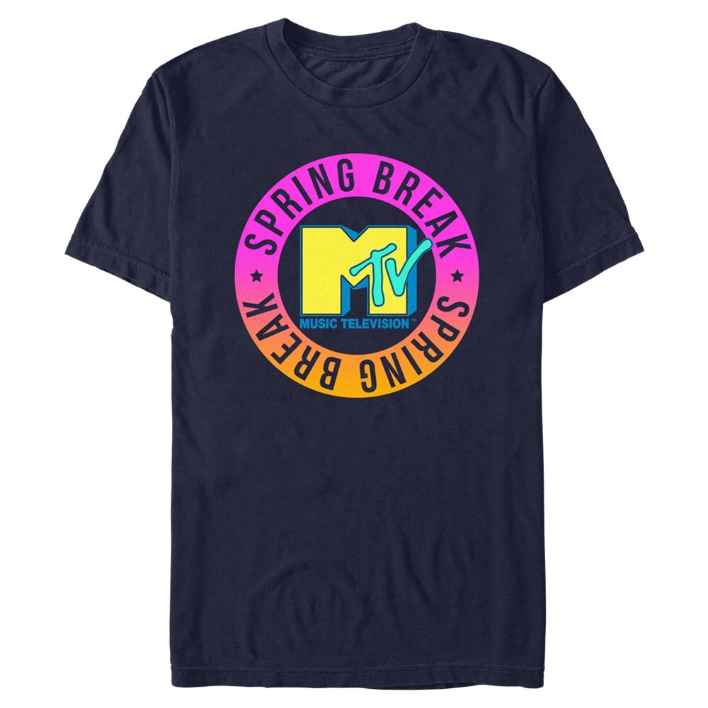 Mtv Spring Break Circle Graphic Shirt, Classic Style T-Shirt, Premium New Shirt