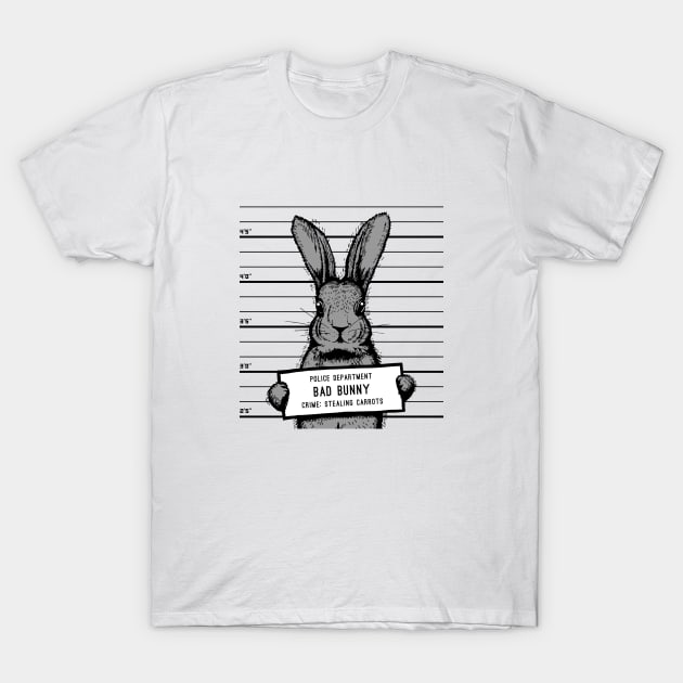 Mugshot Bad Rabbit Funnyshirt, Easter Shirt For Boy, Easter Shirt For Women, Easter Shirt, Gift Easter