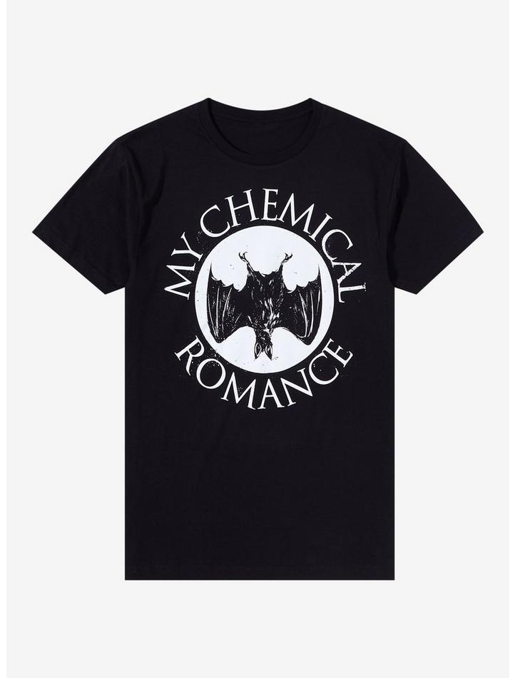My Chemical Romance Bat Boyfriend Fit Girls Premium Tee, Classic Style T-Shirt