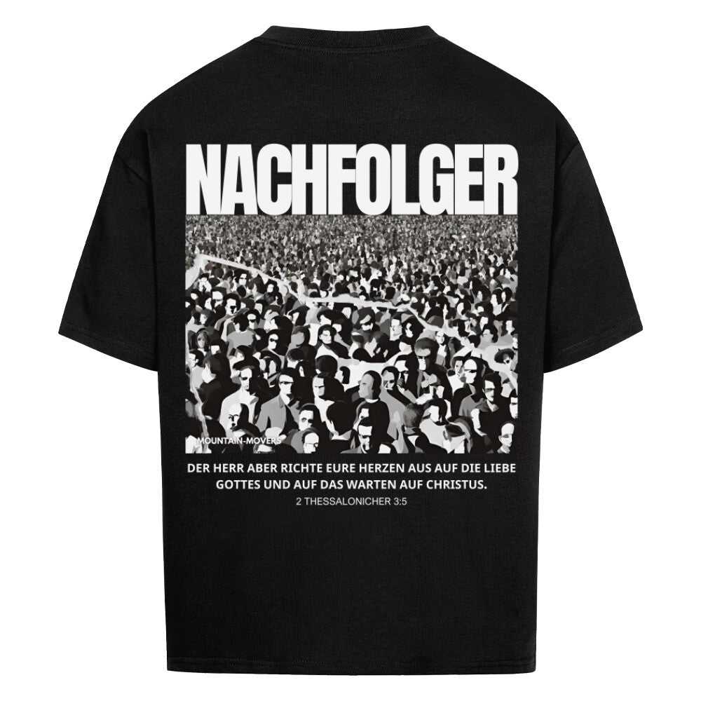 Nachfolger Premium Oversized Shirt, Unisex Backprint