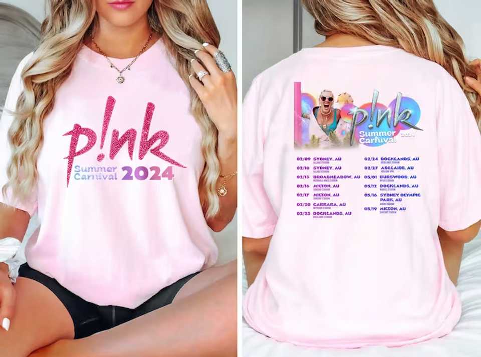 Pink Tour 2024 Summer 2024 Shirt, Singer Shirt, Ablum Music Shirt, Fan Shirt, Trend Shirt