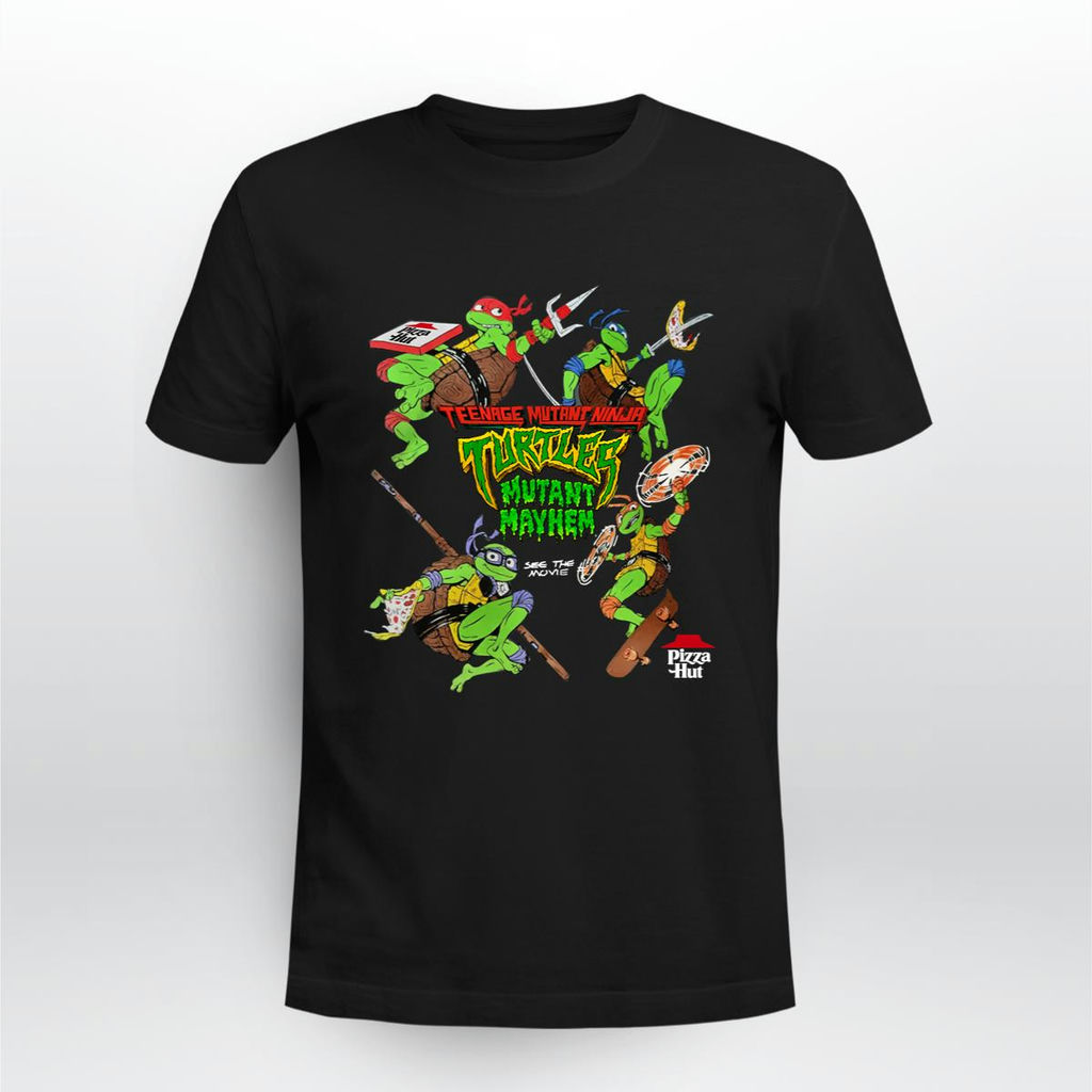 Pizza Hut Teenage Mutant Ninja Turtles Mutant Mayhem See The Movie Shirt, Classic Style T-Shirt, Premium Shirt