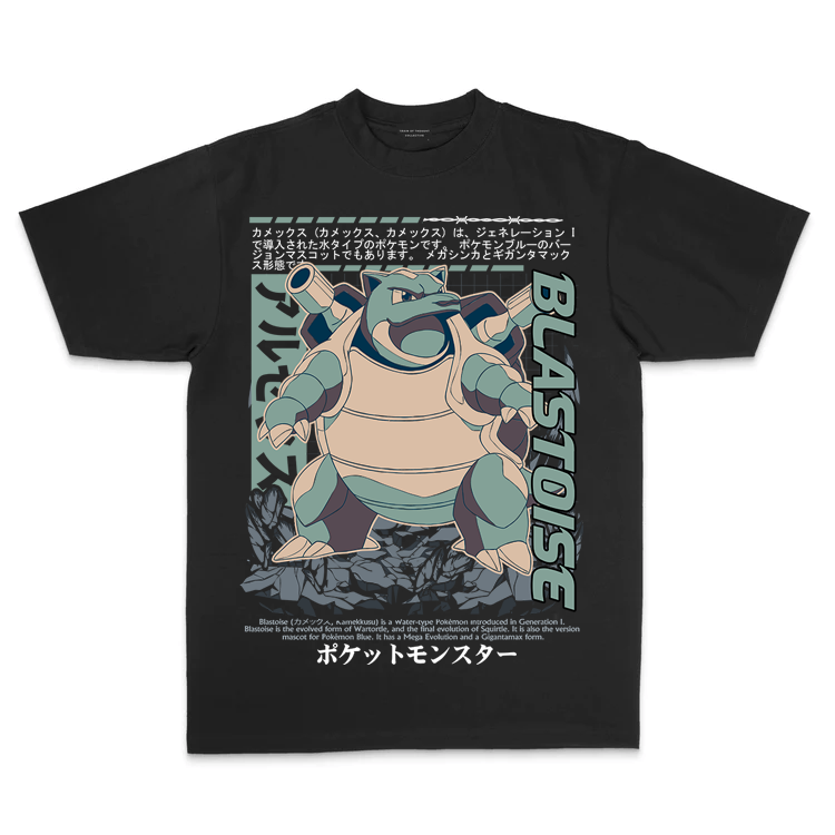 Pokemon Blastoise 3 Shirt, Classic Style T-Shirts, Premium New Shirt