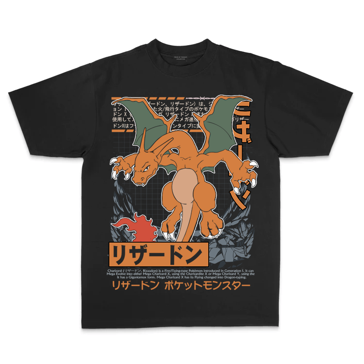 Pokemon Charizard Shirt, Classic Style T-Shirts, Premium New Shirt