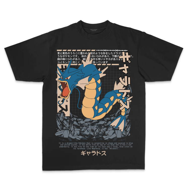Pokemon Gyarados 2 Shirt, Classic Style T-Shirts, Premium New Shirt