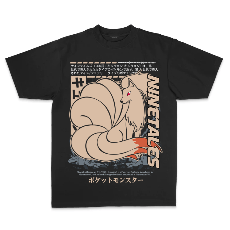 Pokemon Ninetales Shirt, Classic Style T-Shirts, Premium New Shirt
