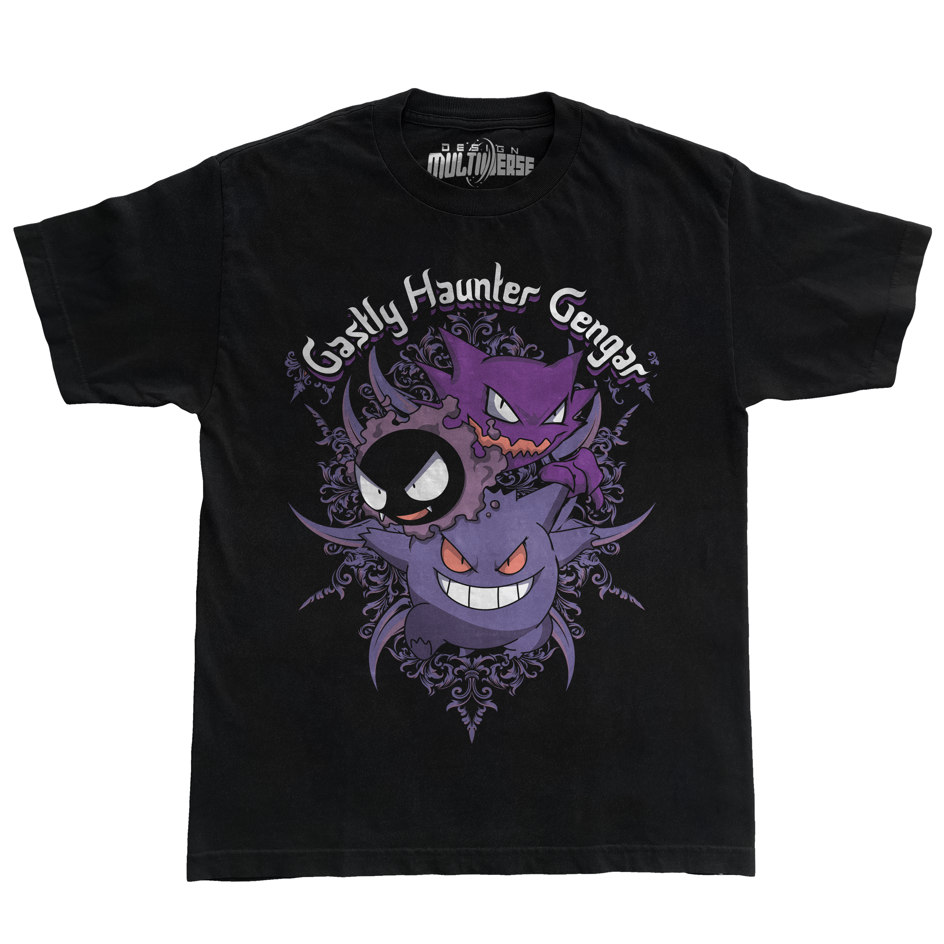 Pokemon Urban Gastly Haunter Gengar Graphic Shirt, Classic Style T-Shirts, Premium New Shirt