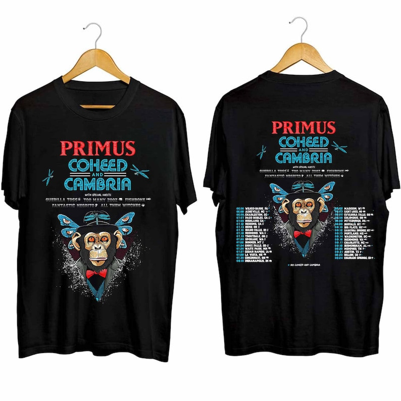 Primus Summer 2024 Us Tour Shirt, Singer Shirt, Ablum Music Shirt, Fan Shirt, Trend Shirt