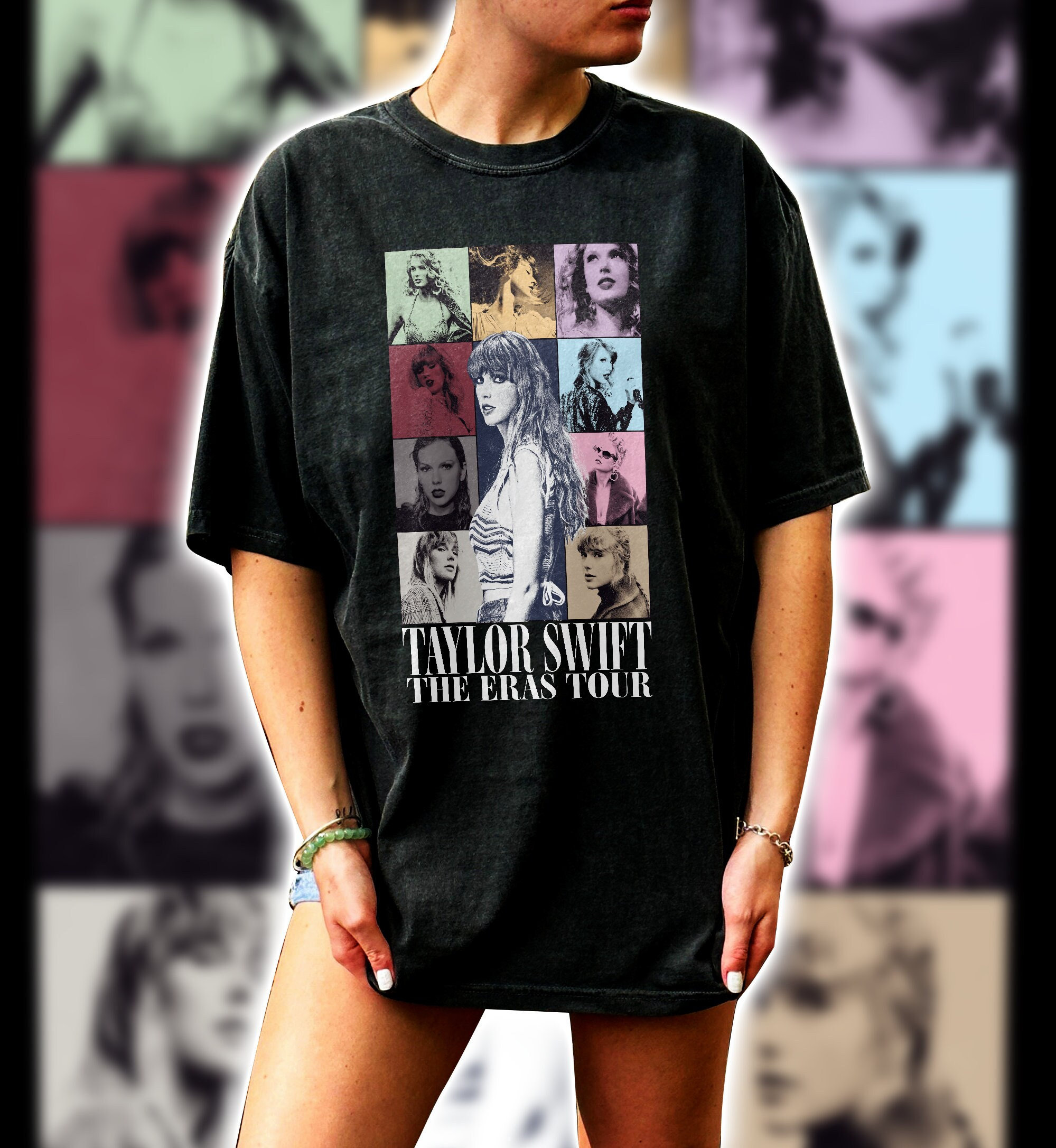 Taylor Eras Tour Vintage Shirt, Taylor Shirt, Swiftie Shirt, The Eras Tour Crewneck