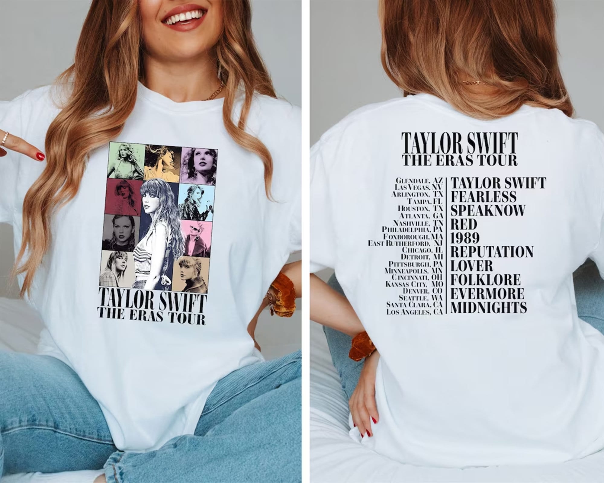 Two Sided The Eras Tour Concert Shirt, Eras Tour Movie Shirt, Swiftie Shirt, Taylor Shirt