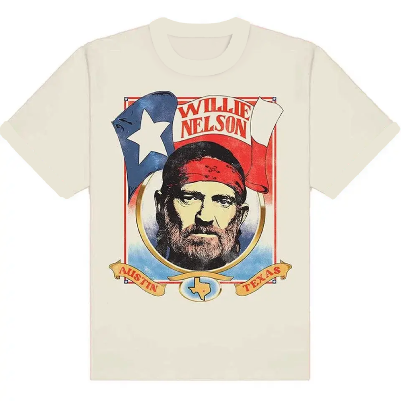 Willie Nelson Vintage T-Shirt, Country Music Lovers Shirt, Willie Nelson Fan Gift Premium Tee, Classic Style T-Shirt